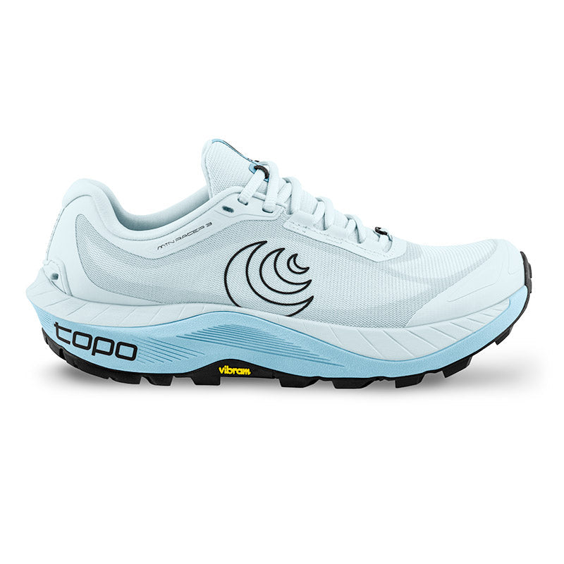 Women's Topo Athletic MTN Racer 3, Ice/Blue, 11 B Medium