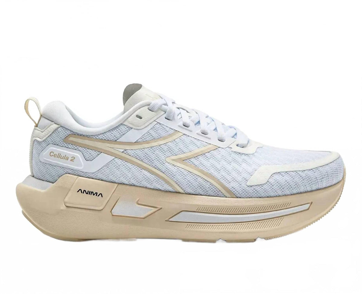 Women's Diadora Cellula 2, White/Whisper White, 10 B Medium