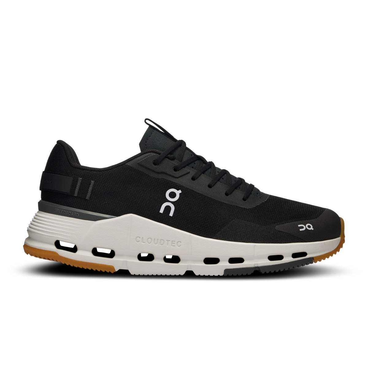 Womens On Cloudnova Form 2, Black/Ivory, 8 B Medium