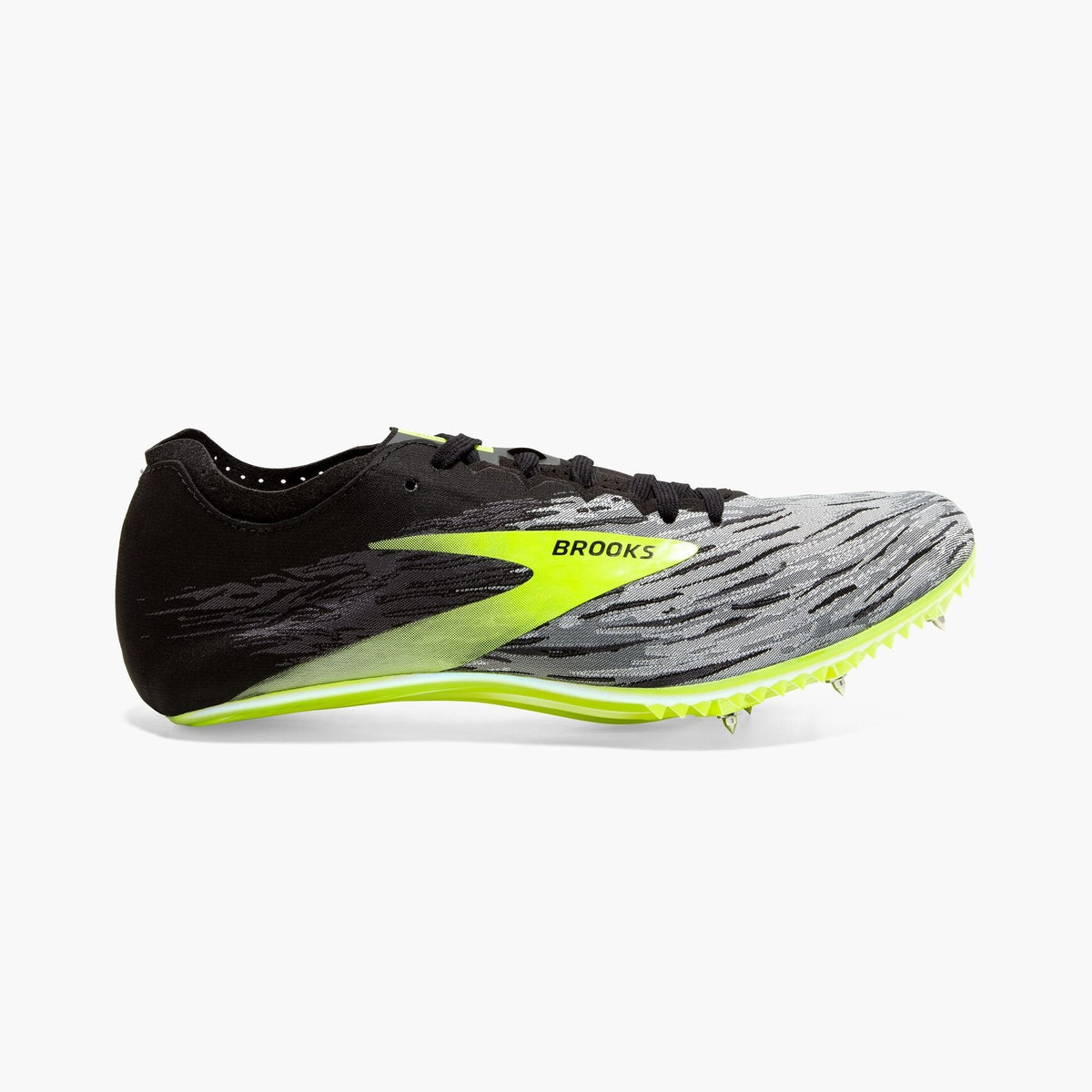 Men's Brooks QW-K v4, Black/Grey/Nightlife, 10.5 D Medium