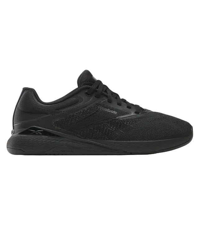Women's Reebok Nano X5, Black/Grey, 9.5 B Medium