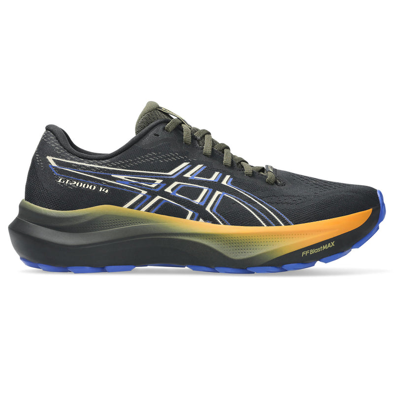 Men's Asics GT-2000 14 GTX, Black/Vanilla, 13 D Medium