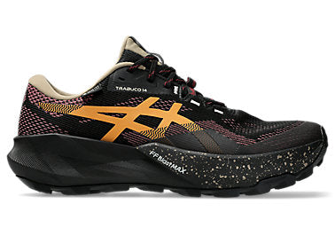 Men's Asics Trabuco 14 GTX, Black/Brisket Red, 13 D Medium