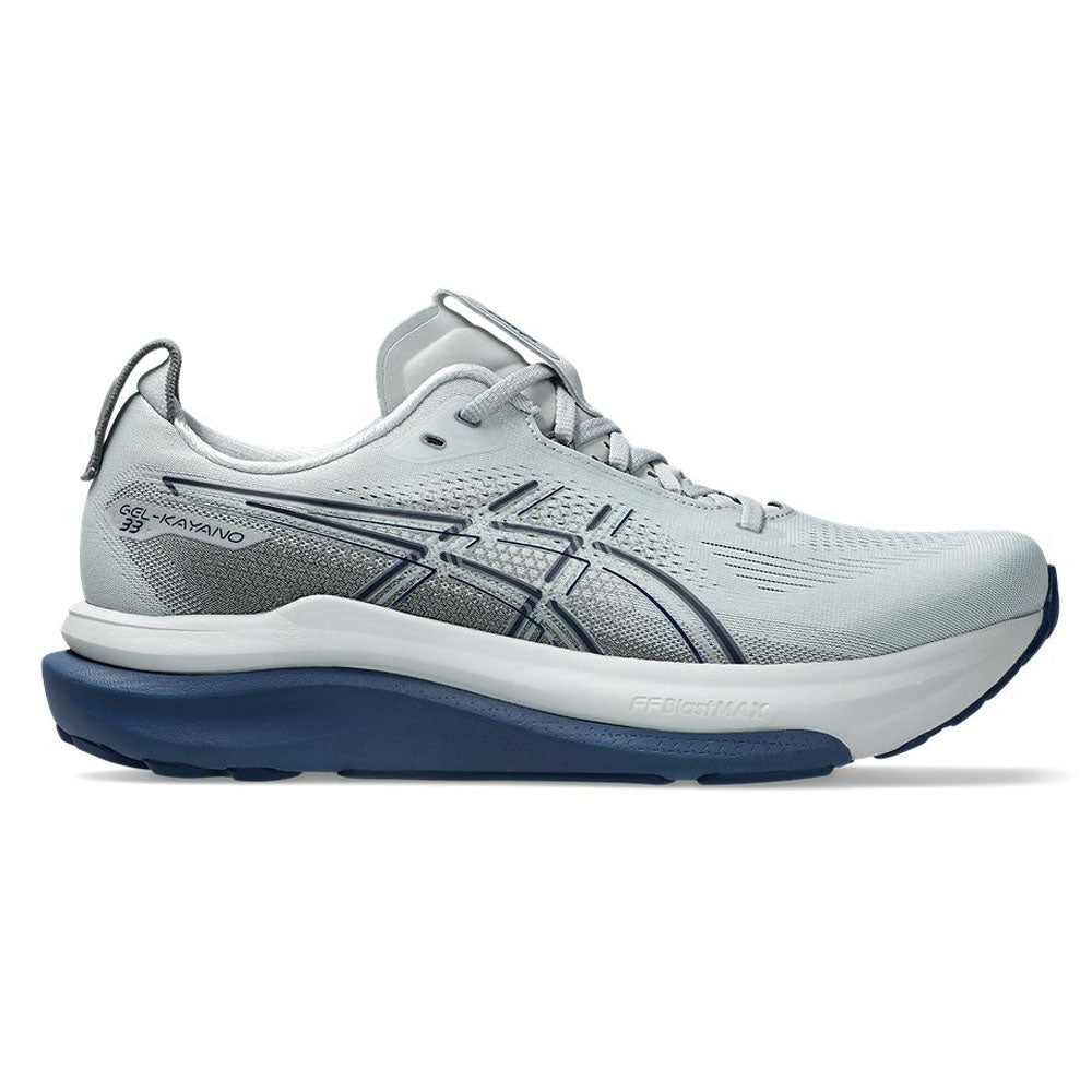 Men's Asics Gel-Kayano 33, Piedmont Grey/Midnight, 7 2E Wide