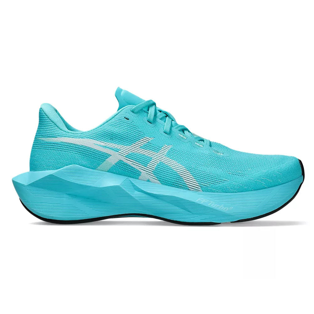 Men's Asics Novablast 6, Energy Aqua/White, 10.5 D Medium
