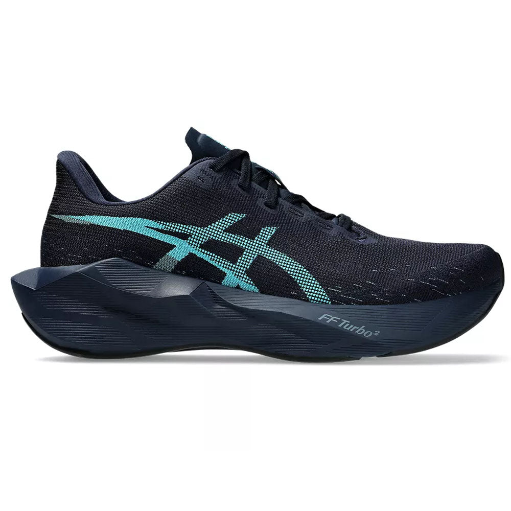 Men's Asics Novablast 6, Midnight/Energy Aqua, 12.5 D Medium