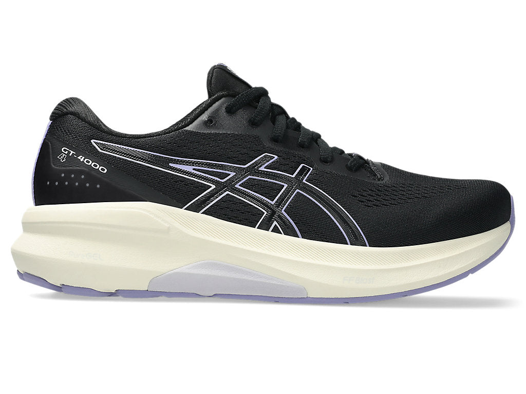 Women's Asics GT-4000 4, Black/Bluebell, 7 B Medium