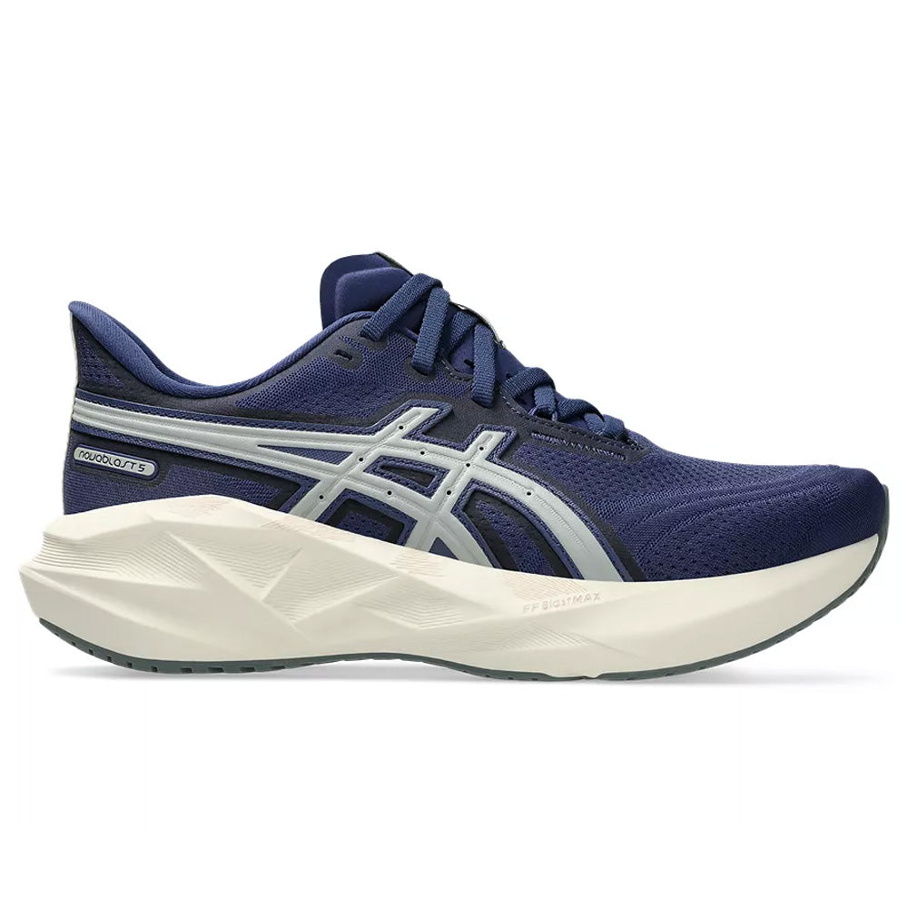 Womens Asics Novablast 5 ATC, Indigo Blue/Seal Grey, 9 B Medium