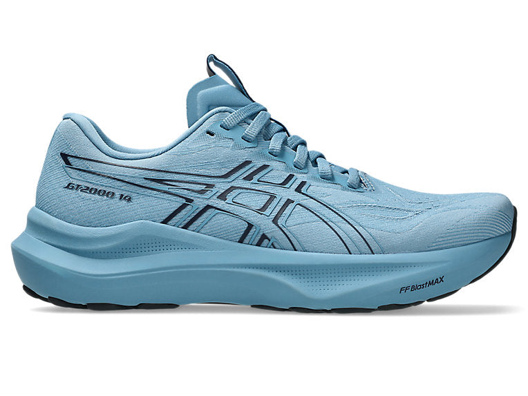 Women's Asics GT-2000 14, Saba Blue/Midnight, 10.5 D Wide