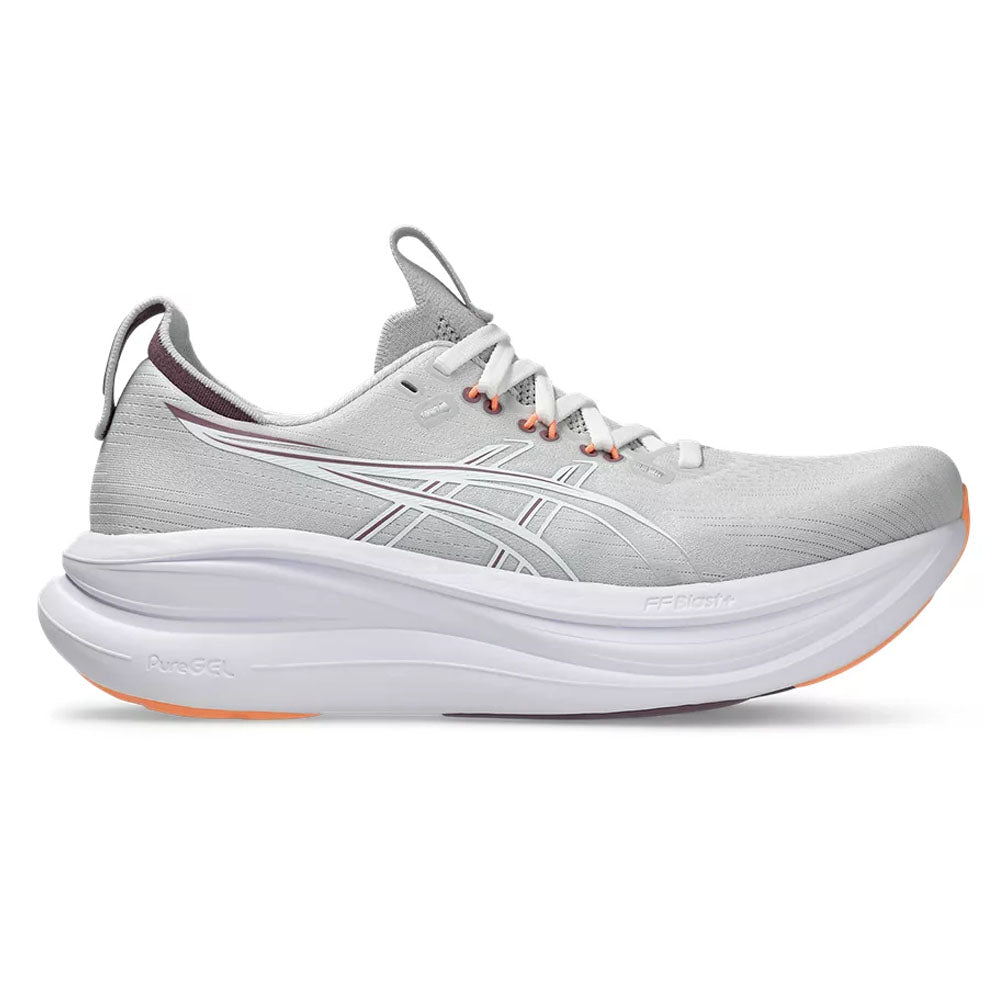 Women's Asics Gel-Nimbus 28, Cloud Grey/Dusty Mauve, 10 D Wide