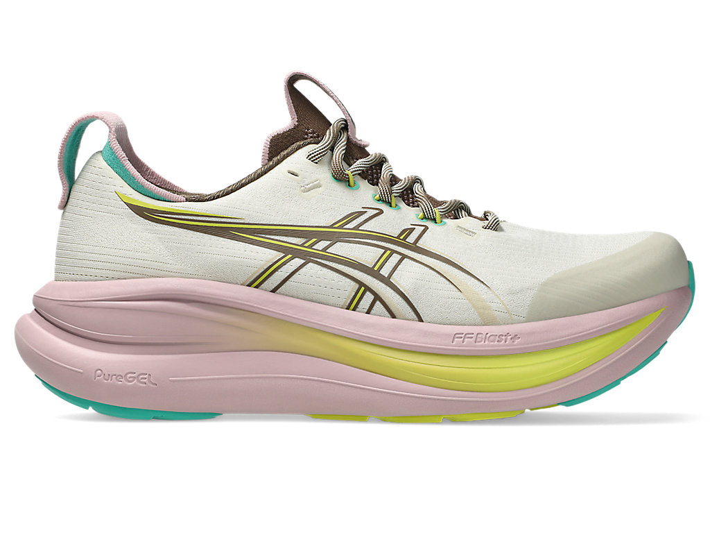 Women's Asics Gel-Nimbus 28 TR, Light Dust/Clay Canyon, 8 B Medium