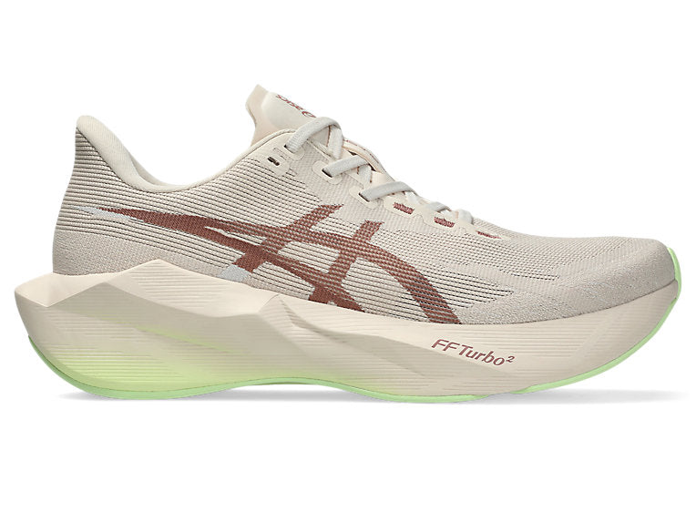 Women's Asics Novablast 6, Rose Dust/Illuminate Yellow, 12 D Wide