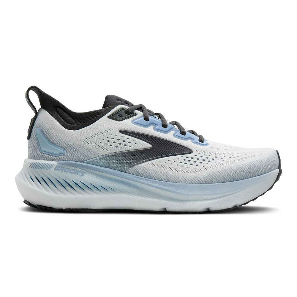 Men's Brooks Glycerin GTS 23, White/Rain/Baltic Sea, 11 D Medium