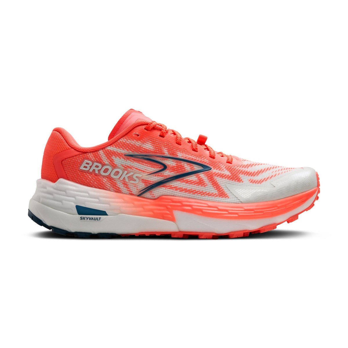 Women's Brooks Catamount 4, Bit Of Blue/Flame/Legion Blue, 9 B Medium
