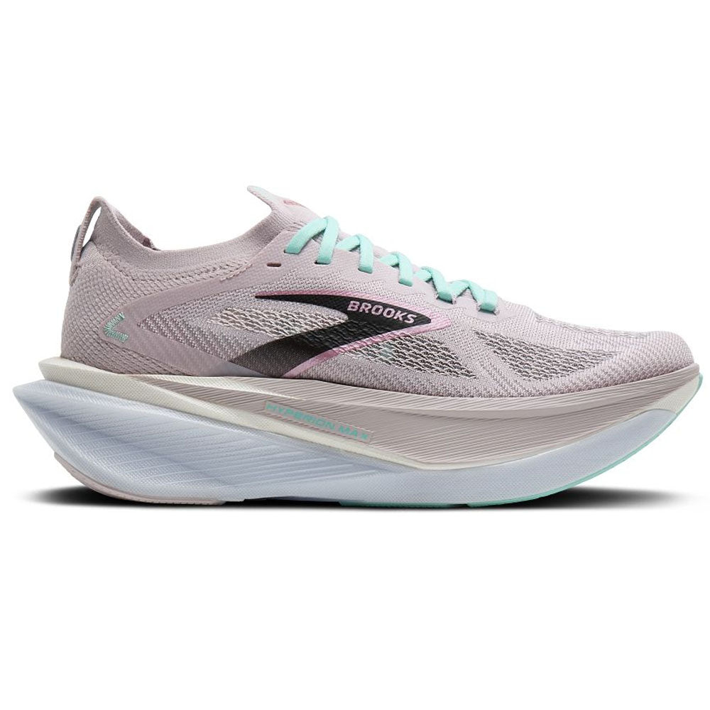 Women's Brooks Hyperion Max 3, Pink/Yucca/Black, 8 B Medium