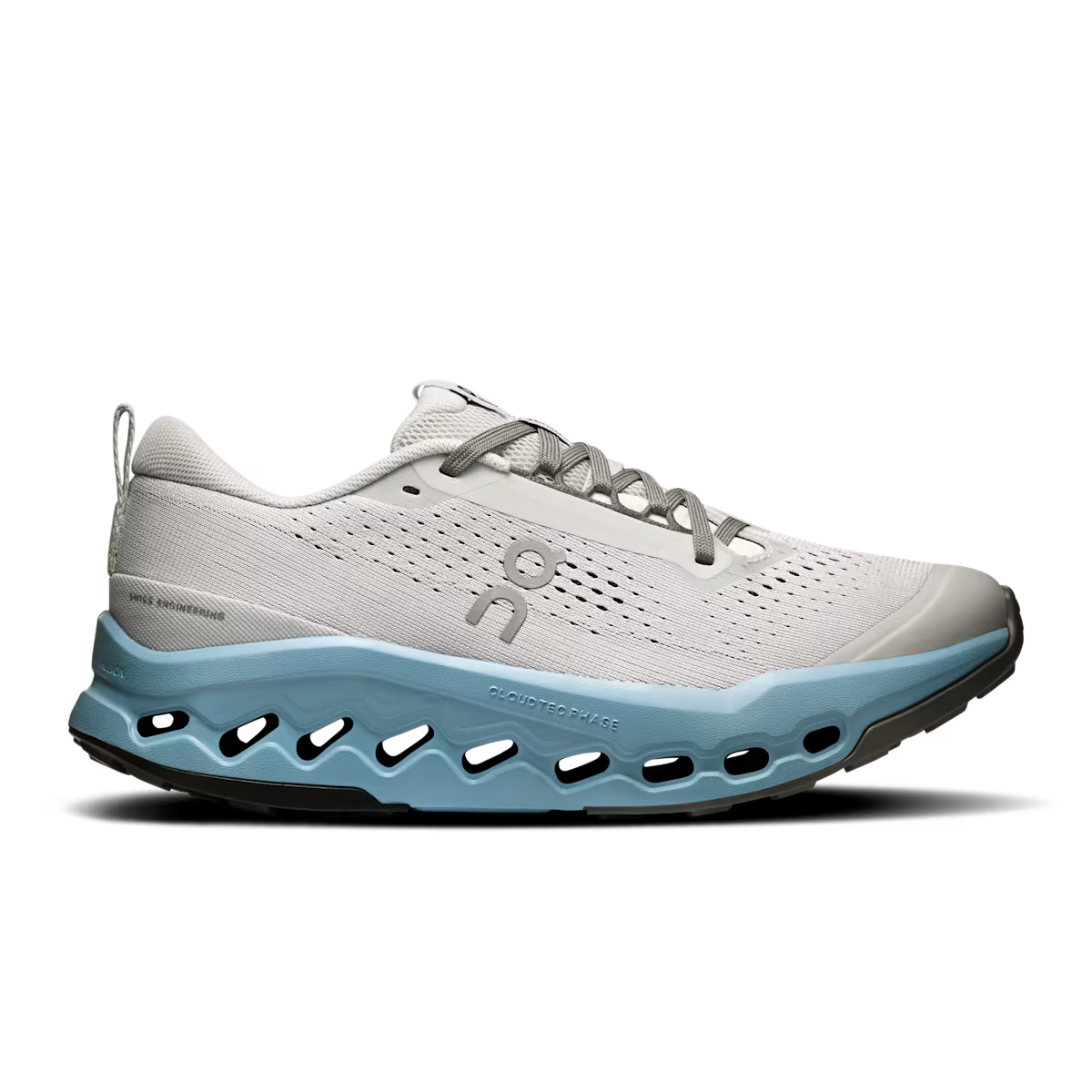 Women's On Cloudsurfer Trail 2, Glacier/Dust, 9 B Medium