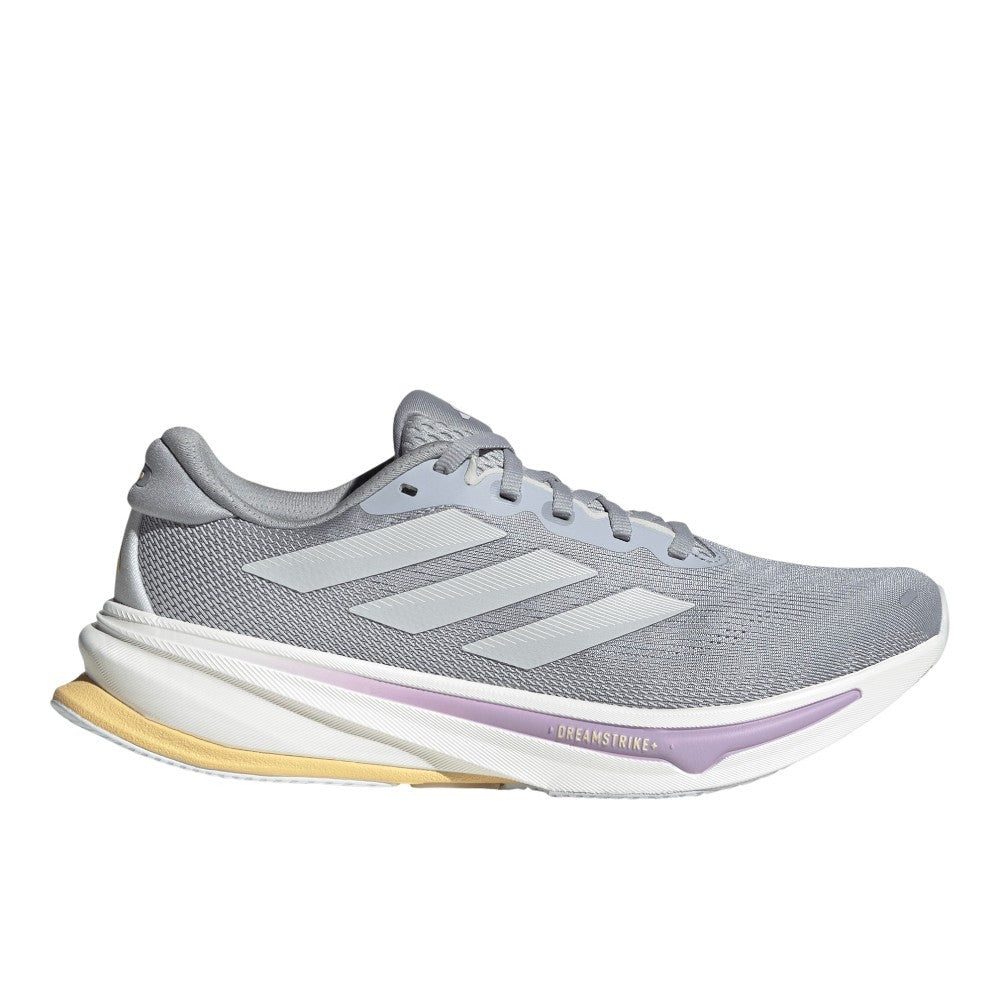 Women's Adidas Supernova Rise 2, Halo Silver/Dash Grey/Powder Plum, 9.5 B Medium