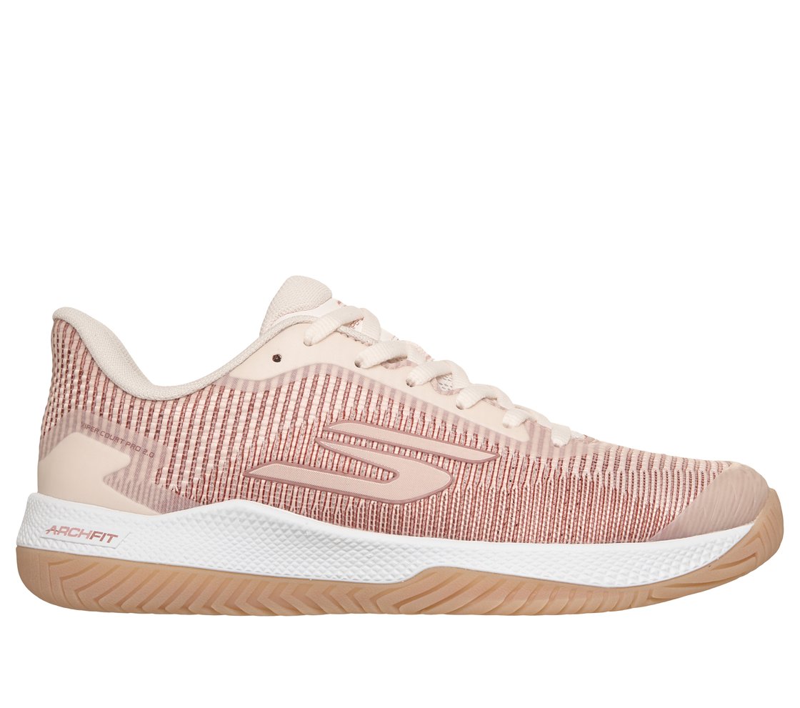 Women's Skechers Viper Court 2.0, Light Pink, 10 D Wide