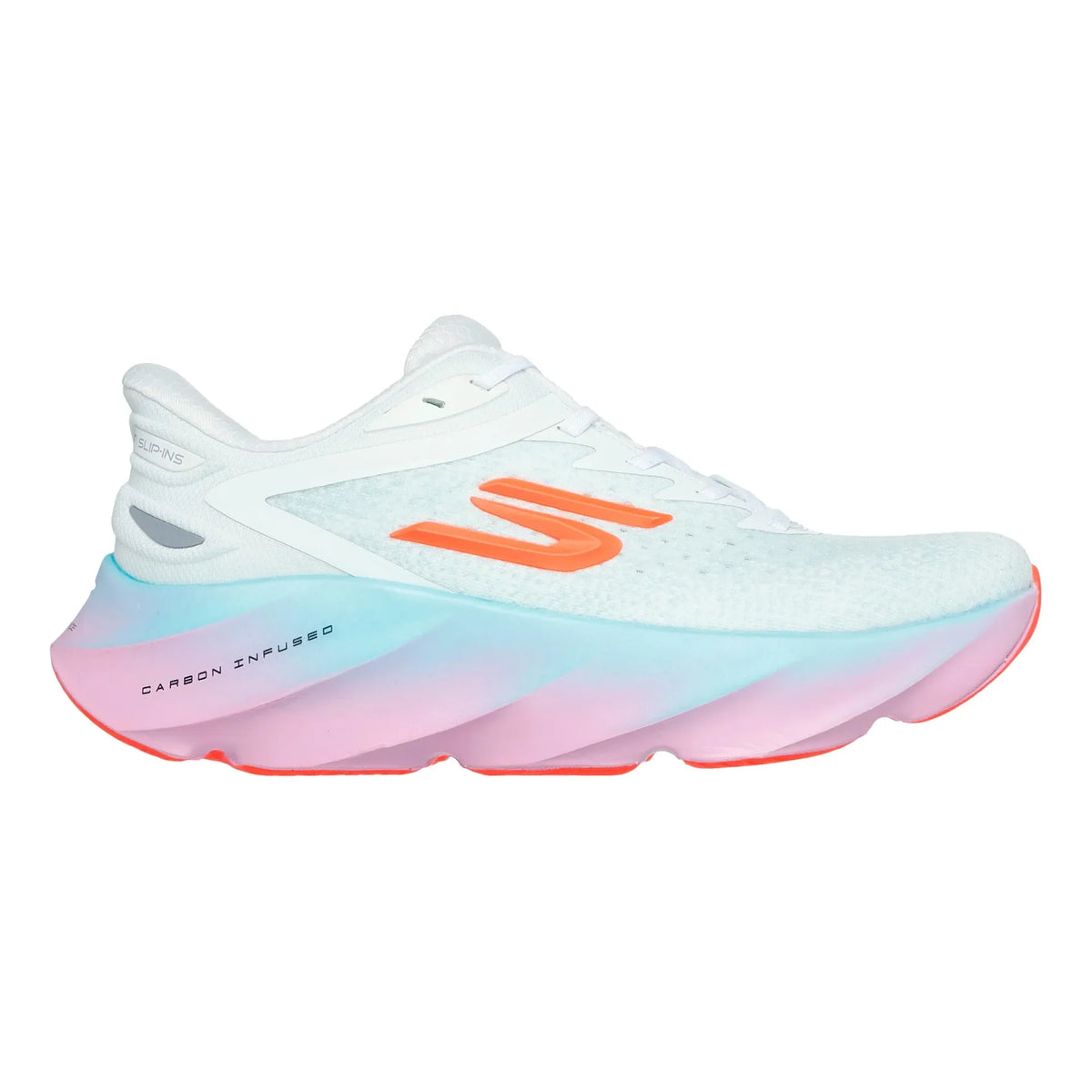 Women's Skechers Aero Burst, White/Multi, 8.5 B Medium