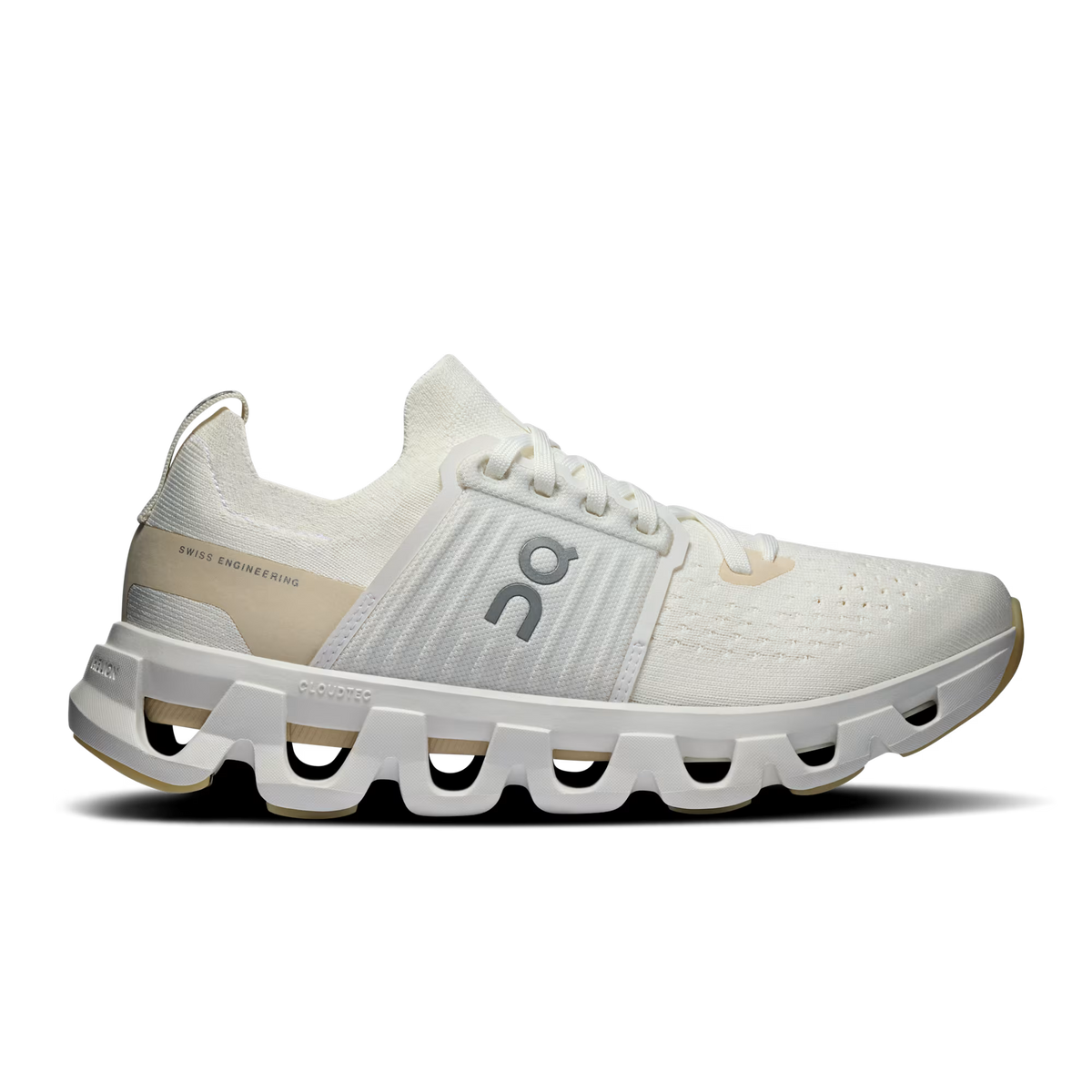 Women's On Cloudswift 4, White/Cream, 10 B Medium