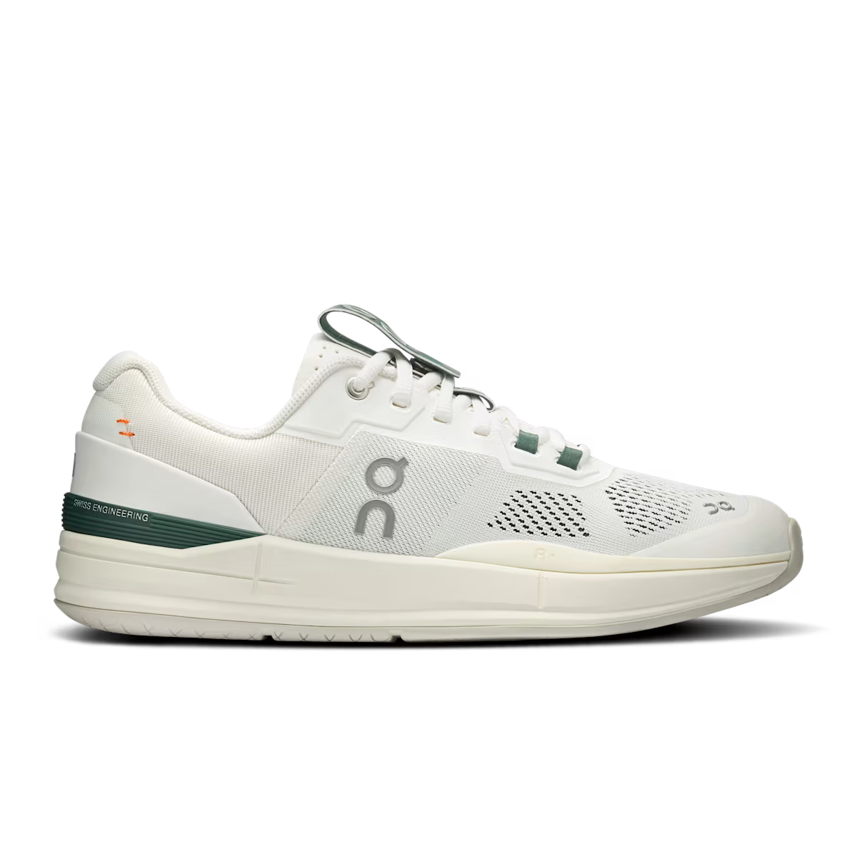 Men's On The Roger Pro, White/Evergreen, 10 D Medium