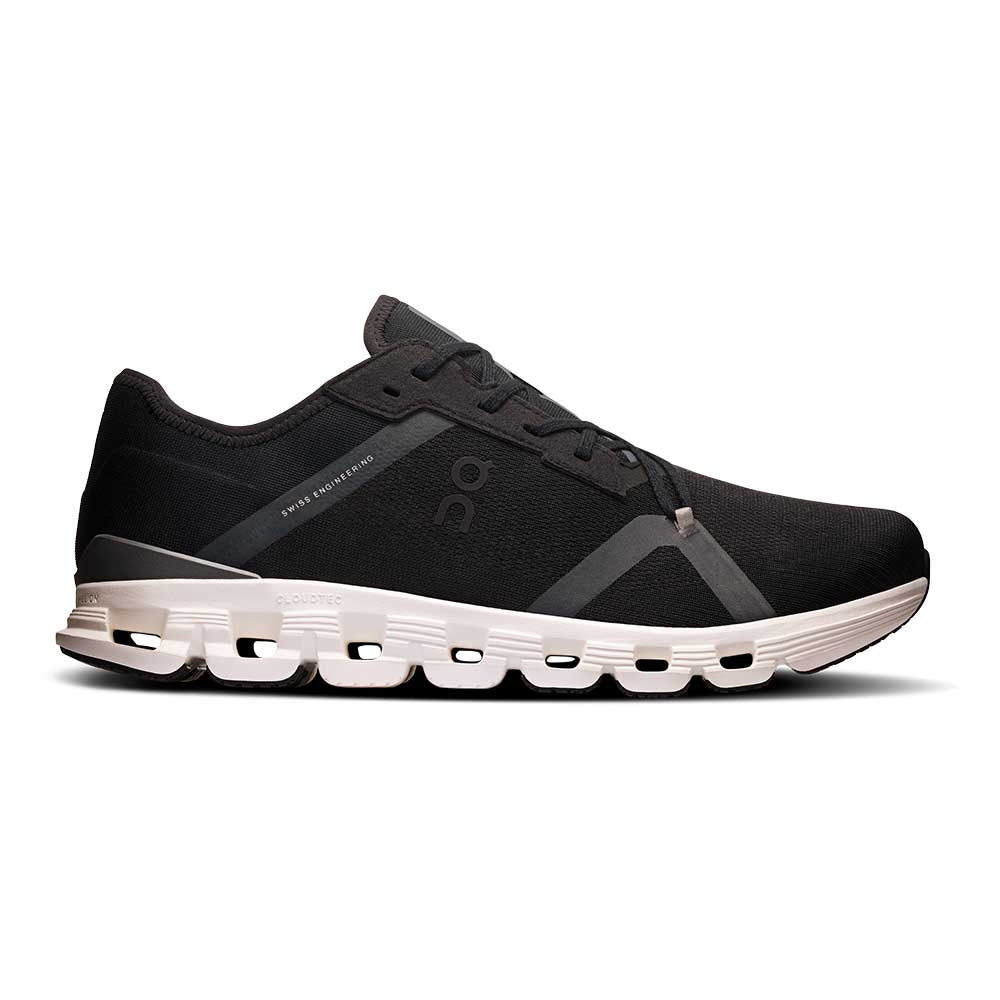 Women's On Cloud X 4 AD, Black/Asphalt, 9 B Medium