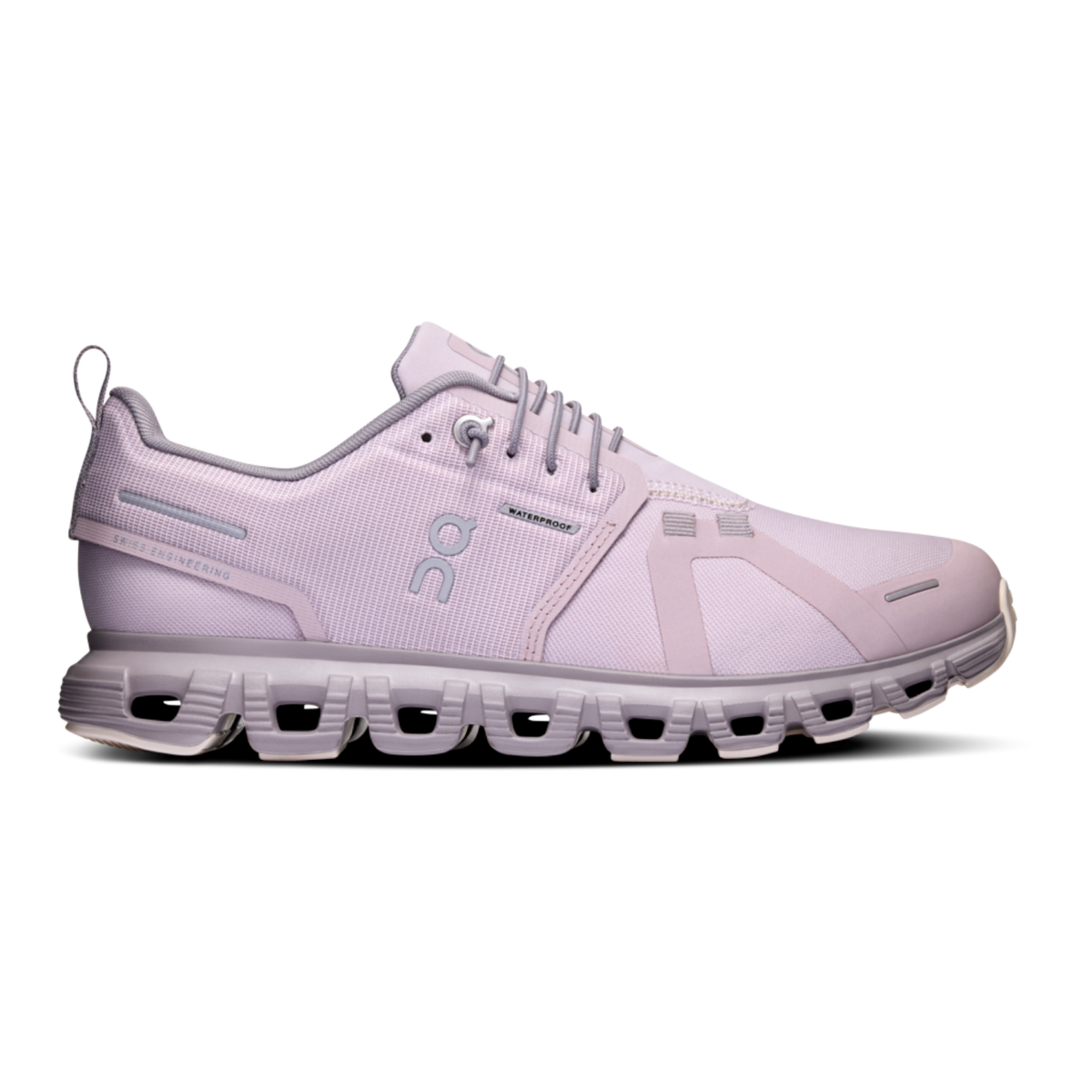 Women's On Cloud 6 Waterproof, Mauve/Zinc, 5.5 B Medium