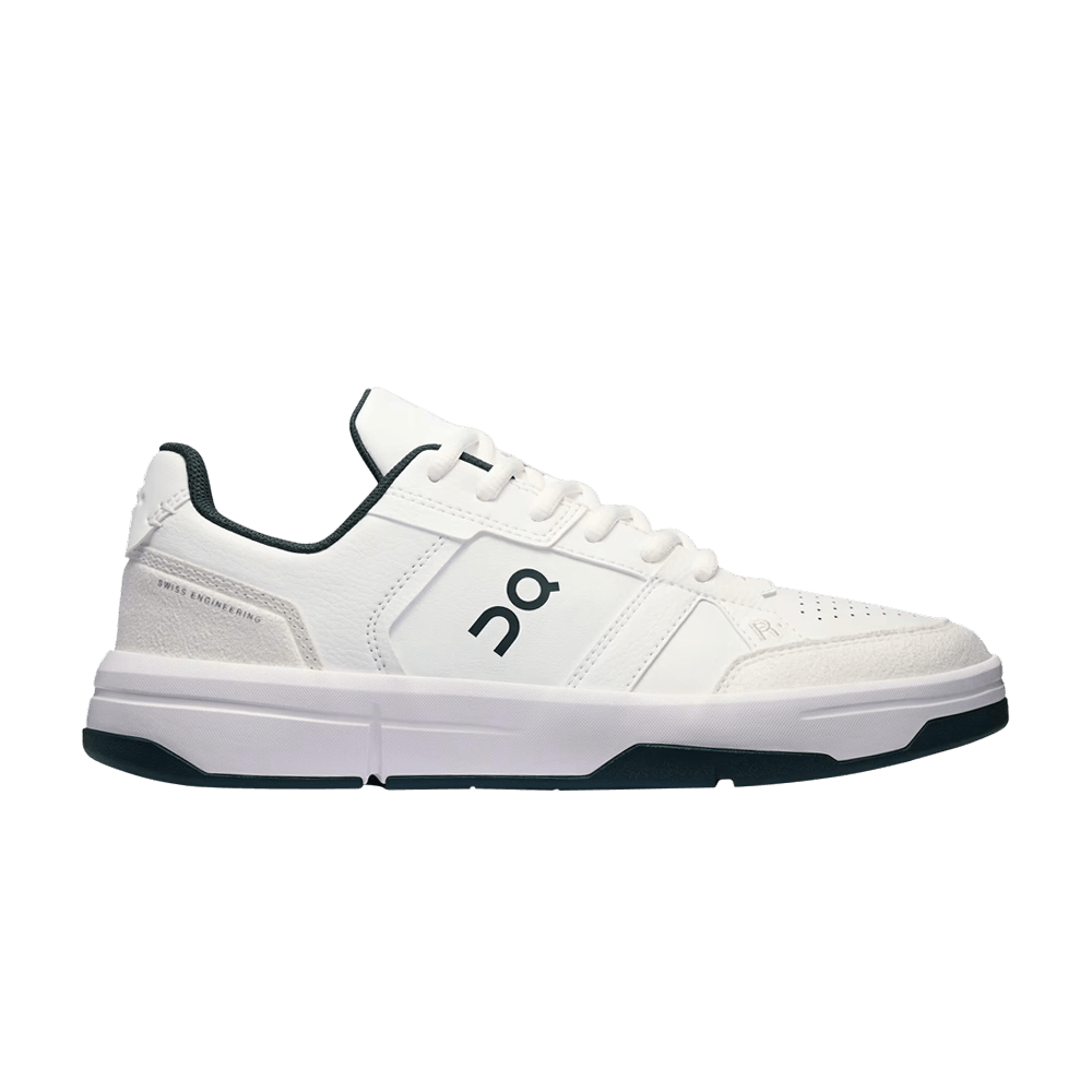 Women's On The Roger Clubhouse 3, White/Evergreen, 9 B Medium