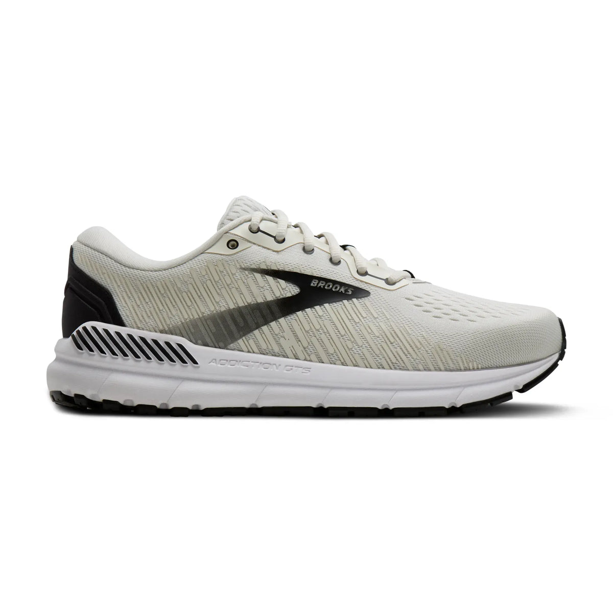 Men's Brooks Addiction GTS 15, Vaporous Grey/Black/White, 13 2E Wide