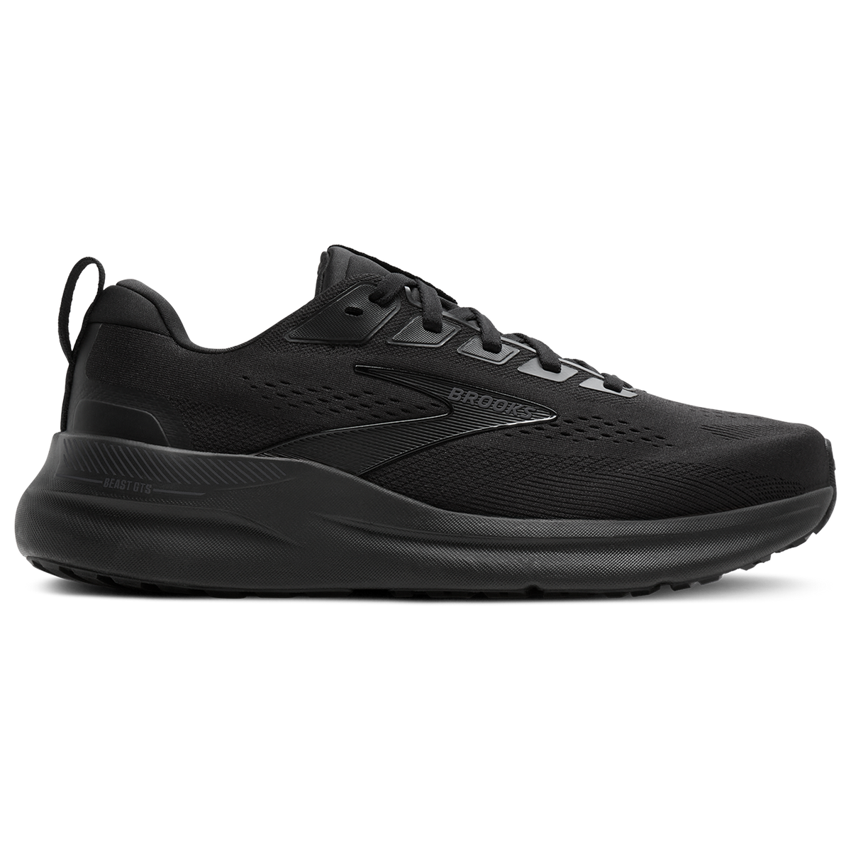 Men's Brooks Beast GTS 26, Black/Black/Grey, 15 4E Extra Wide