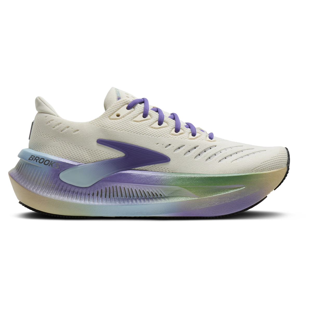 Women's Brooks Glycerin Max 2, Papyrus/Blue/Phantom, 9 B Medium