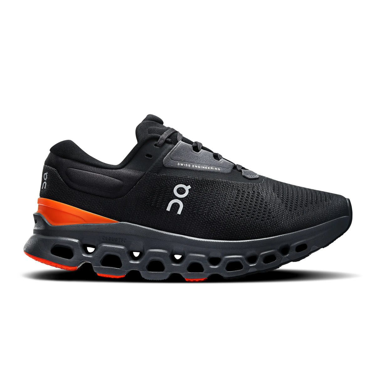 Women's On Cloudstratus 3, Eclipse/Flame, 8 B Medium