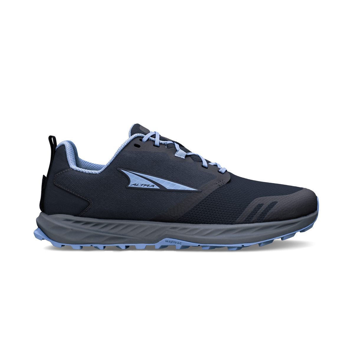 Women's Altra Superior 7, Black/Blue, 7.5 B Medium