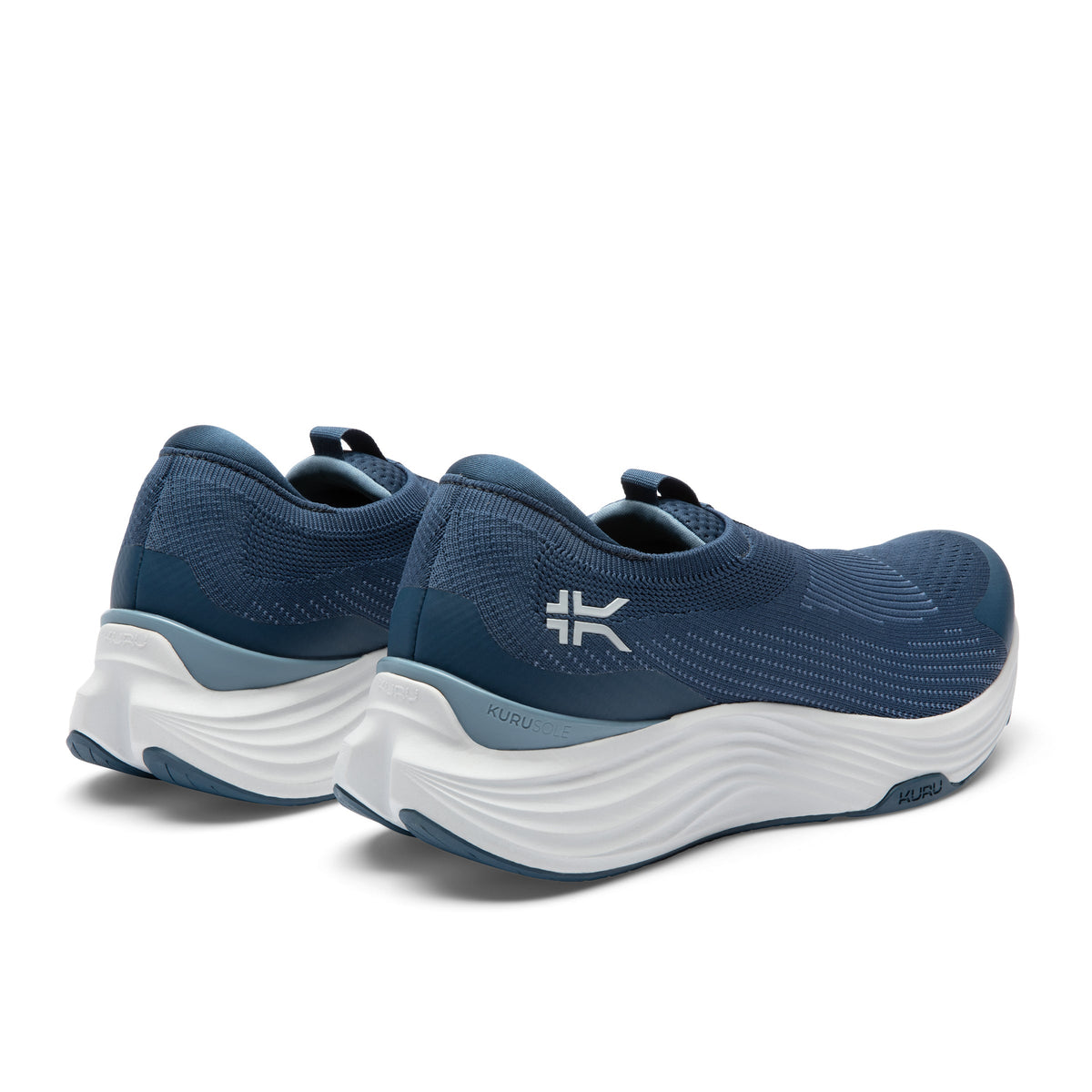 Men's KURU ATOM 2 Slip-On, Mountain Blue/Dove Gray