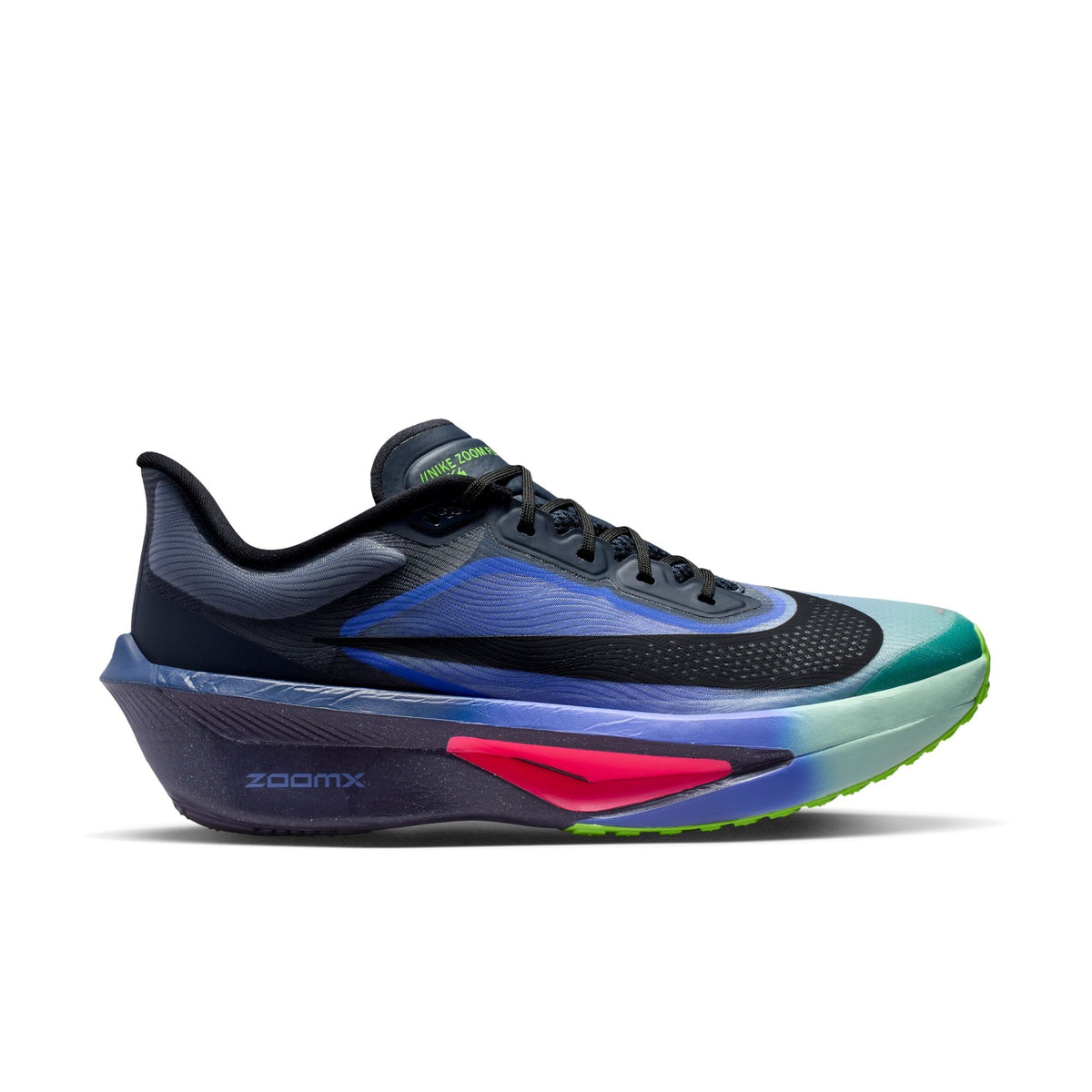 Women's Nike Zoom Fly 6, Dark Obsidian/Black-Racer Blue, 7 B Medium