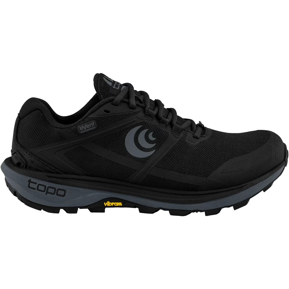 Men's Topo Athletic Terraventure 4 Waterproof, Black/Charcoal, 8.5 D Medium