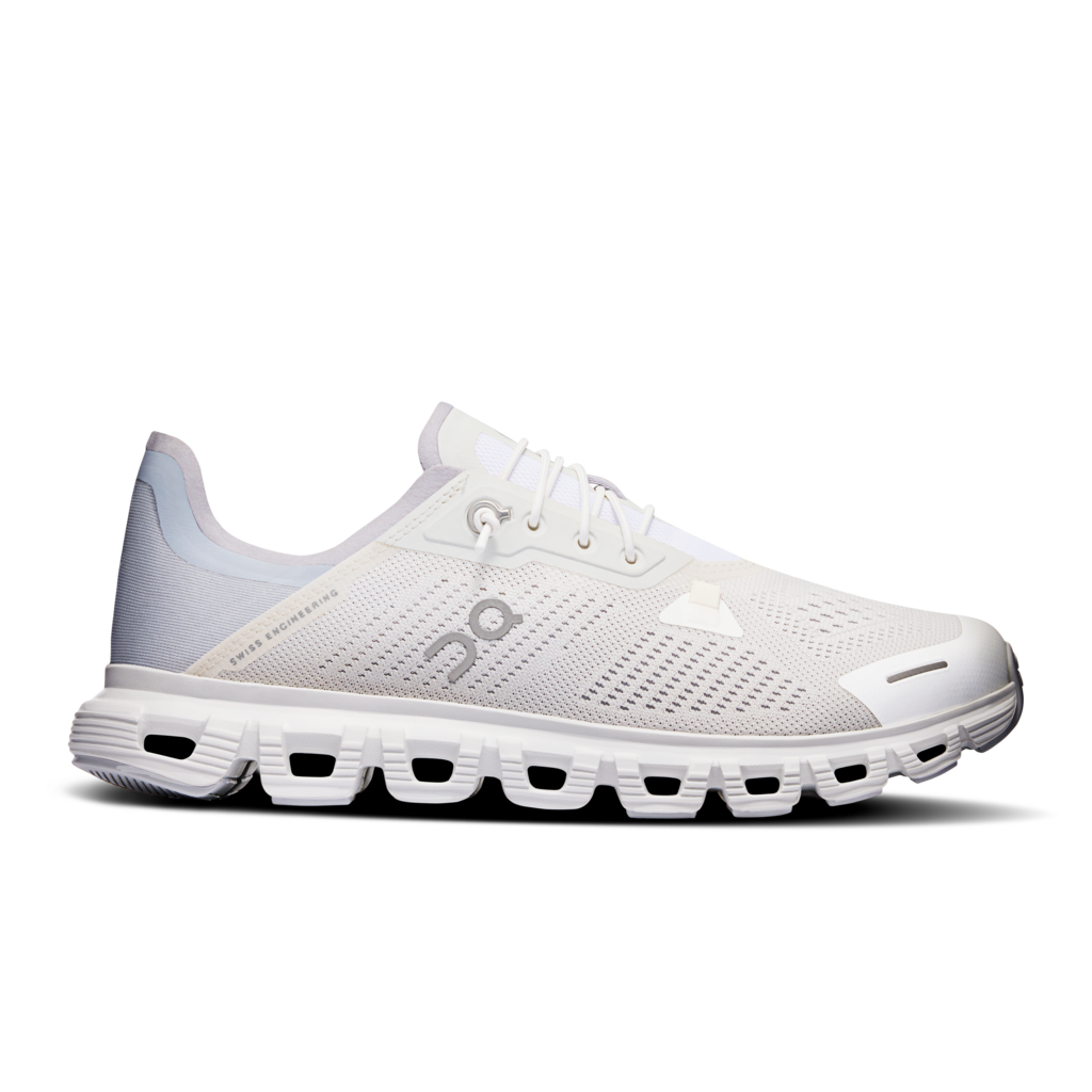 Men's On Cloud 6 Coast, White/Glacier, 7 D Medium