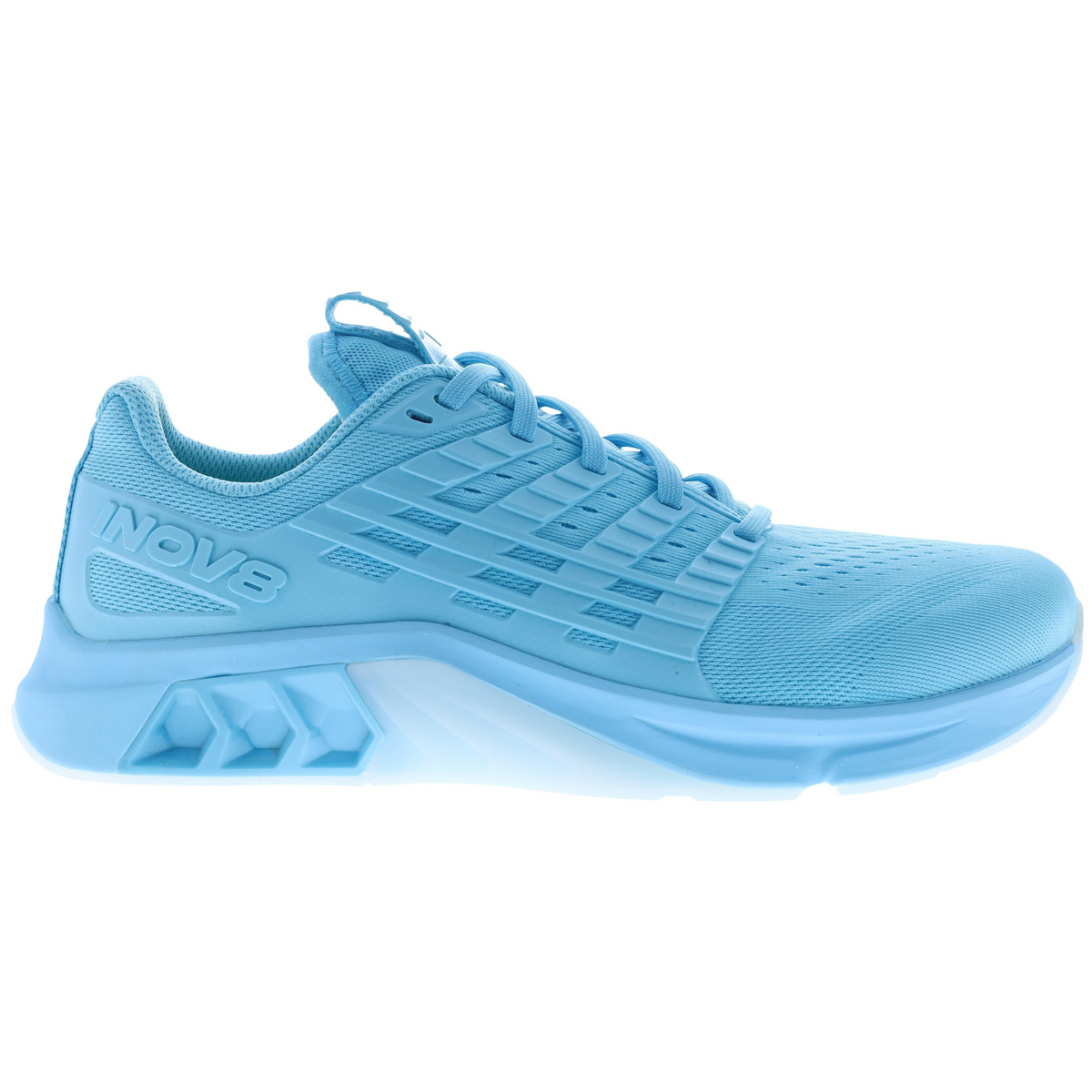 Women's Inov8 F-Lite Max, Blue/Clear, 7 D Wide