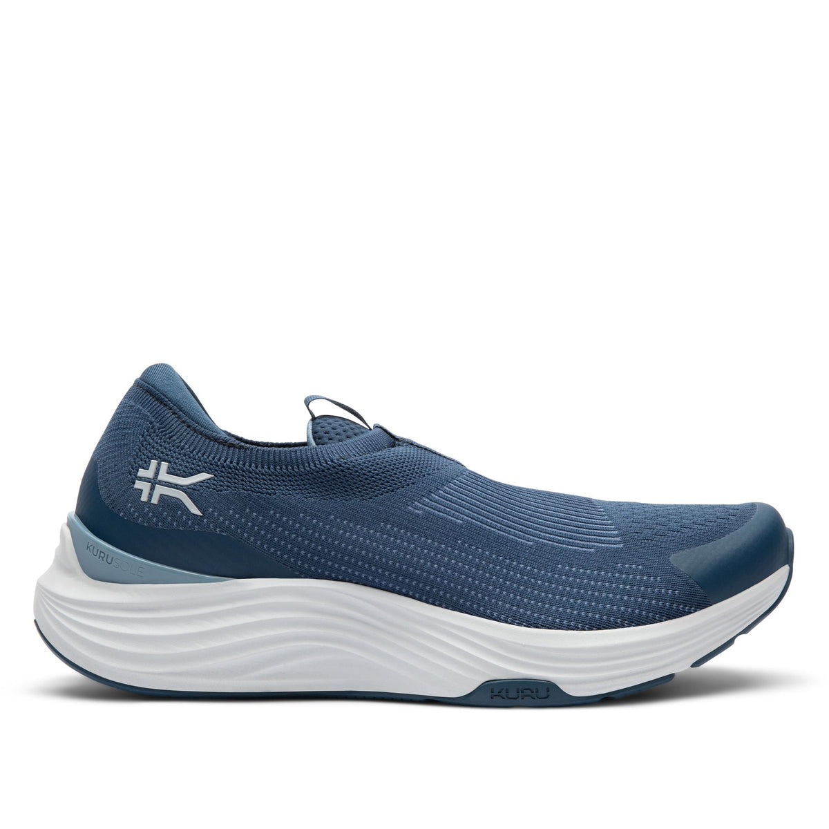 Men's KURU ATOM 2 Slip-On, Mountain Blue/Dove Gray