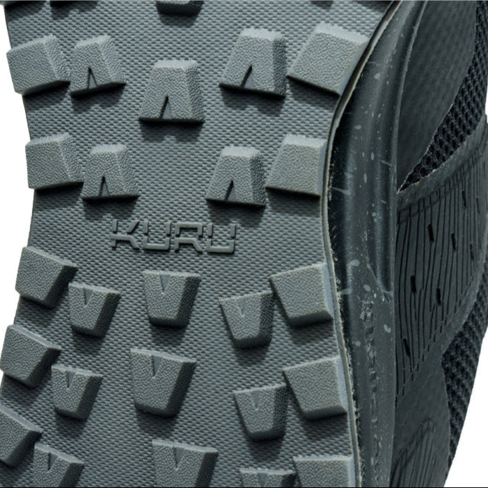 Men's KURU ATOM Trail, Jet Black/KURU Green