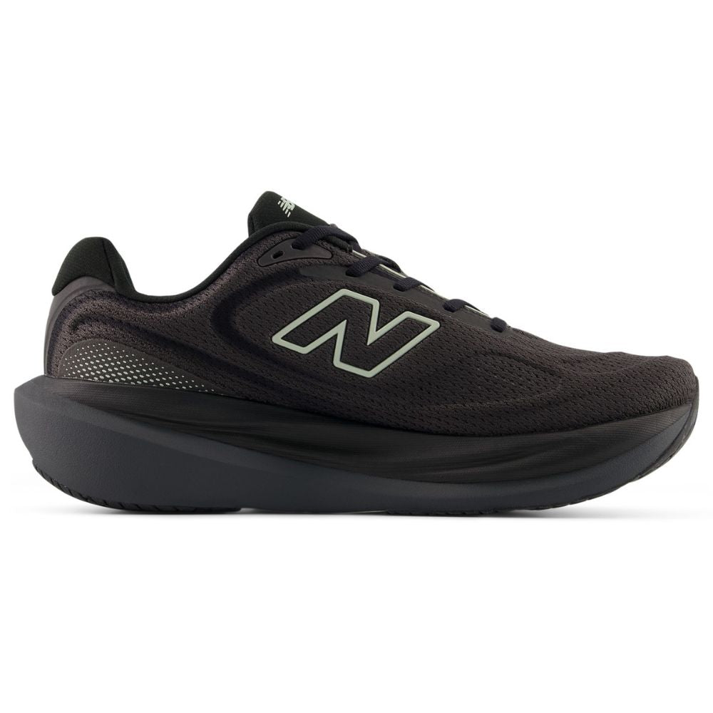 Men's New Balance Fresh Foam X 1080v15, Black/Faded Black/Olivine, 12.5 D Medium