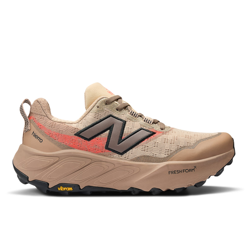 Men's New Balance Fresh Foam X Hierro v9, Desert Clay/Earth Shadow/Urgent Red, 12.5 D Medium