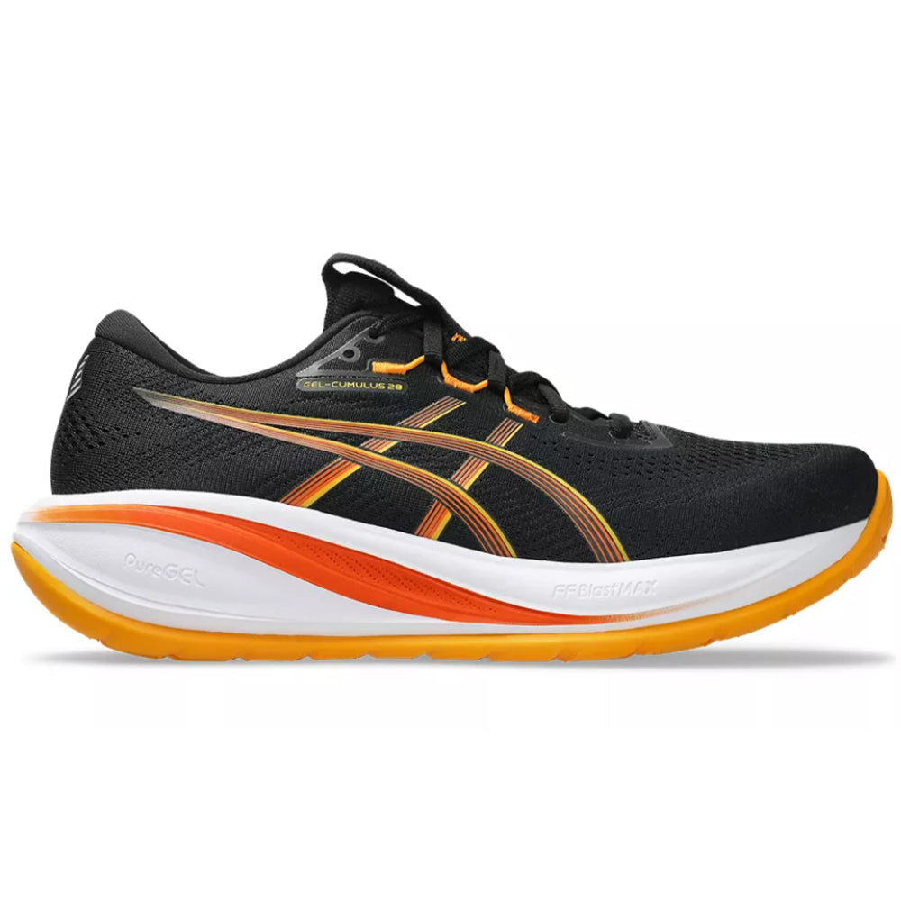 Men's Asics Gel-Cumulus 28, Black/Anzu, 8.5 D Medium