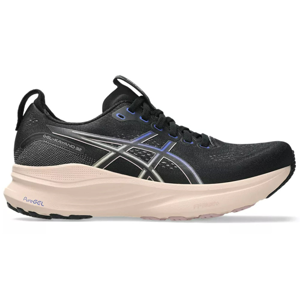 Womens Asics Gel-Kayano 32, Black/Pearl Pink, 7.5 B Medium