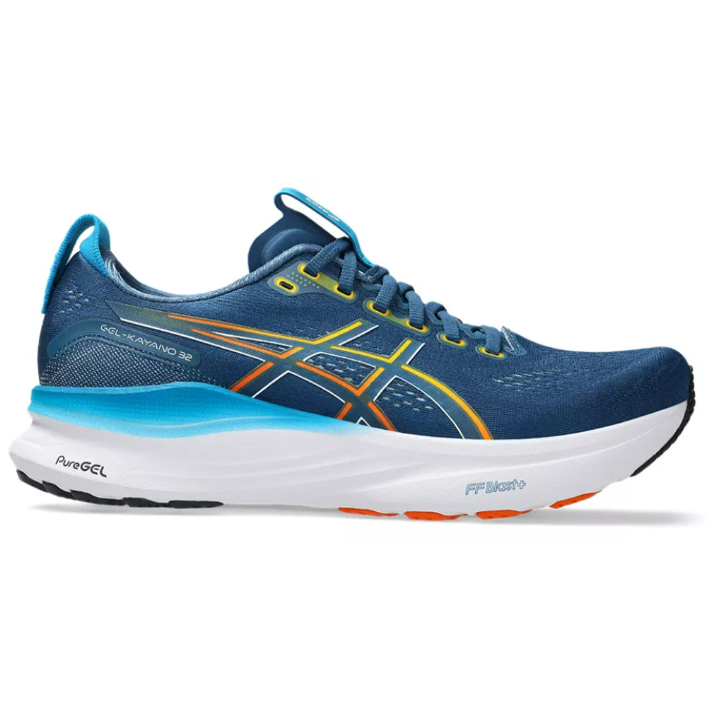 Men's Asics Gel-Kayano 32, Twilight Blue/Anzu, 10.5 2E Wide
