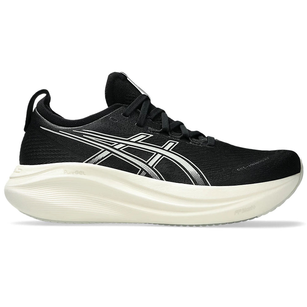 Men's Asics Gel-Nimbus 27, Black/Lake Grey, 11 D Medium