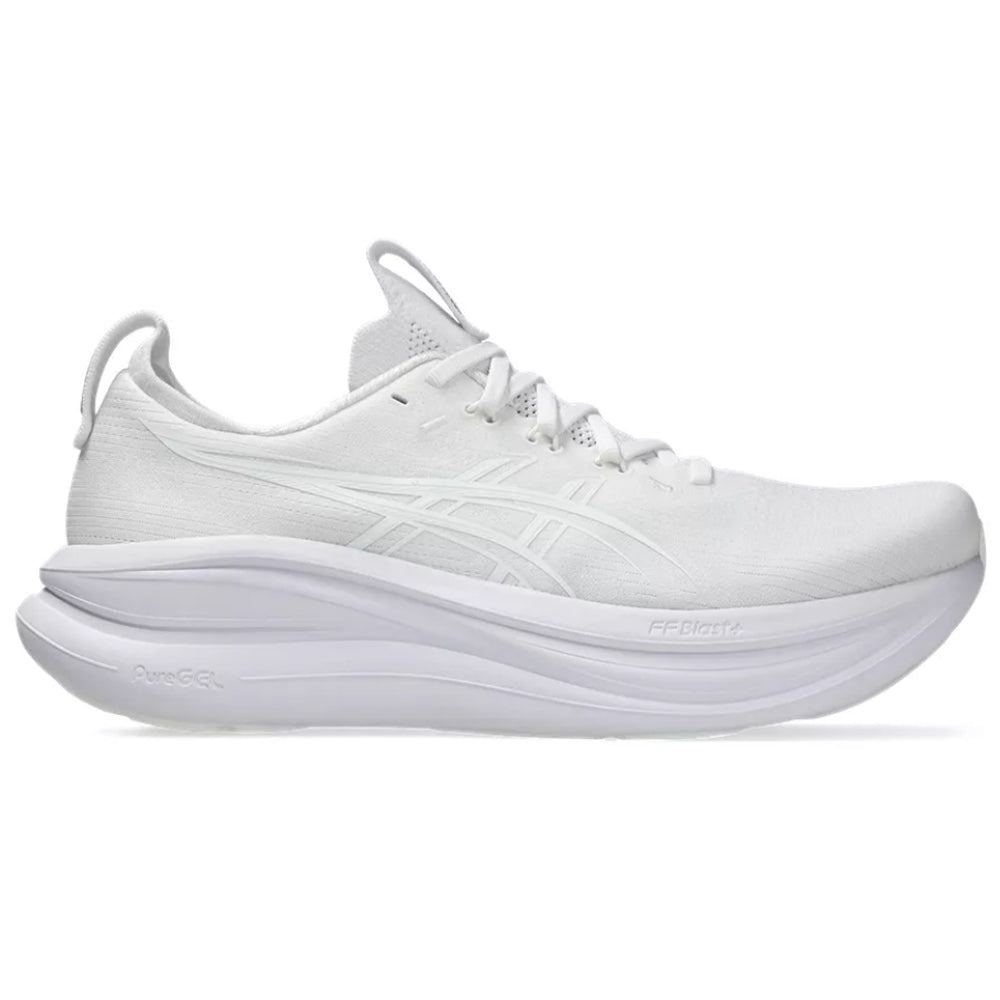 Men's Asics Gel-Nimbus 28, White/White, 11 D Medium