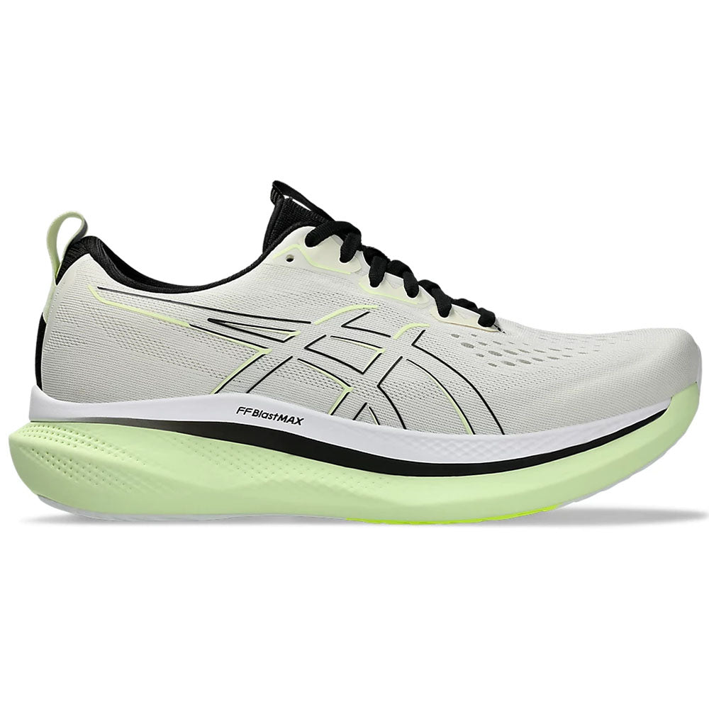 Men's Asics Glideride Max, Birch/Black, 11 D Medium