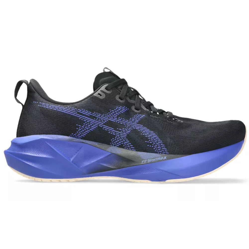 Men's Asics Novablast 5, Black/Cobalt Burst, 12.5 D Medium