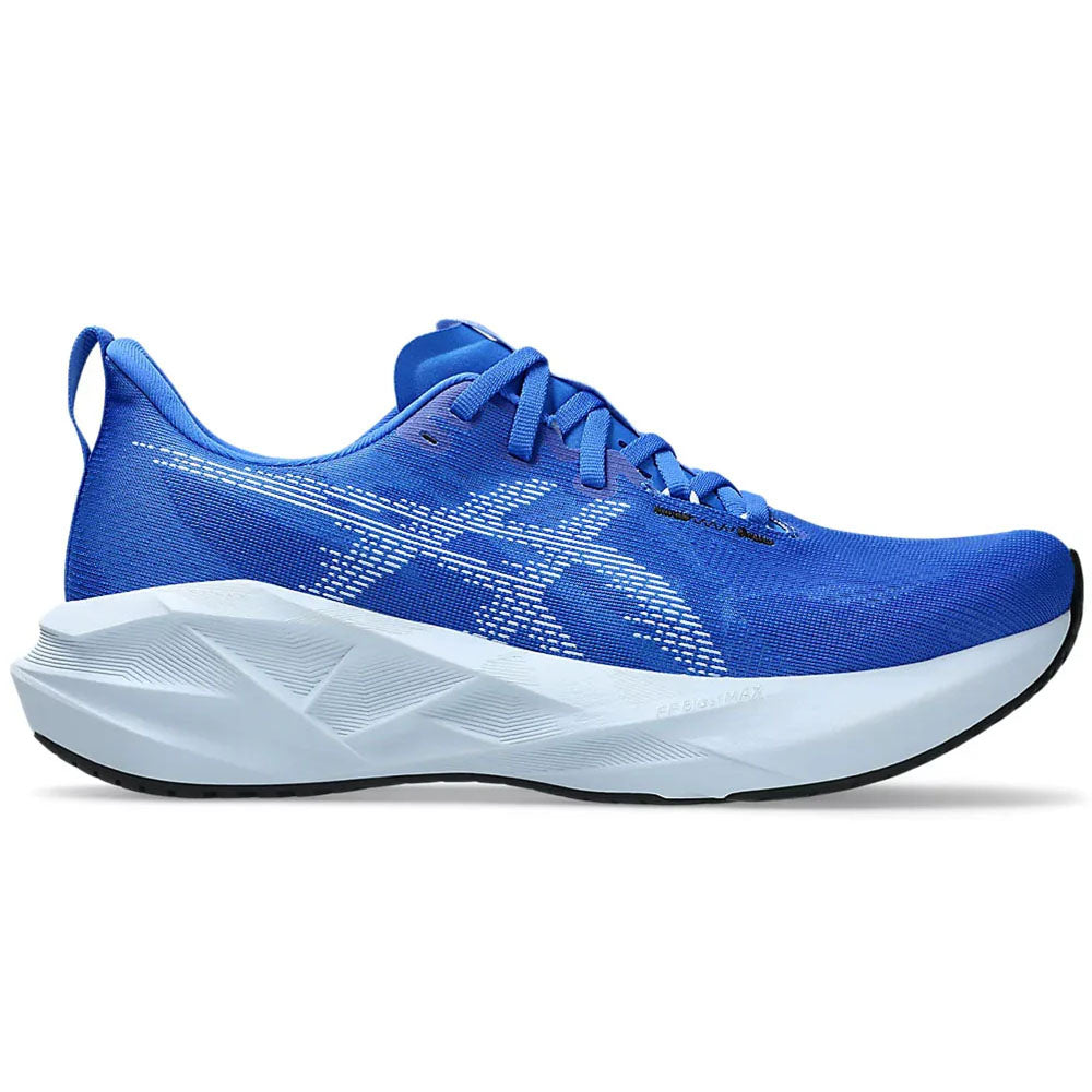 Men's Asics Novablast 5, Illusion Blue/Light Blue, 15 2E Wide